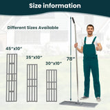 Dremmt Lawn Leveling Rake 45"x10" Lawn Leveler Ground Full Stainless Steel Leveling Landscape Rake Topdressing Spreader Levelawn Tool for Backyard, Garden, Golf Couse, Farm, Pasture