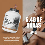 Levels Grass Fed Whey Protein Powder, No Artificials, 24G of Protein, Pure Chocolate, 5LB