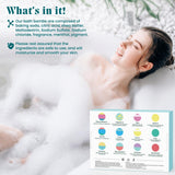 ZenBombs Bath Bombs for Women, Handmade Natural Bath Bomb with Shea Butter