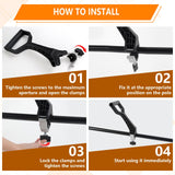 KJX Shovel Handle Replacement, Ergonomic Weed Trimmer Handle Extension