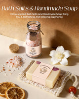 Coralogo Natural Spa Gift Basket for Women, Citrus Jasmine