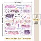 Baptism Gifts for Girl, Christian Blanket, Teen Girl Gifts Trendy Stuff