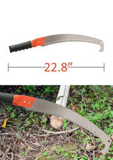 Pole Saw for Tree Trimming, Long Tree Trimmer Pole Saw 10FT, Manual Pole Cutter for Yard Garden and Patios Trees Branches Cutting