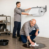 Hazztoll Wall Mounted Wiper Dispenser, Jumbo Paper Towel Dispenser, 17.0"x8.5"x7.5"