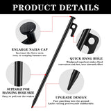 Heavy Duty Tree Stakes and Supports Kit for Leaning Tree Against Bad Weather Plant Support Stakes for Outdoor Plants 6 Pack