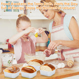 60 Pack 10oz Mini Disposable Cake Pans with Lids, Aluminum Foil Square Baking Cups, 4.4x4.4 Large Baking Cake Tins Cup Cake Containers with Lids for Thanksgiving Christmas Individual Cakes