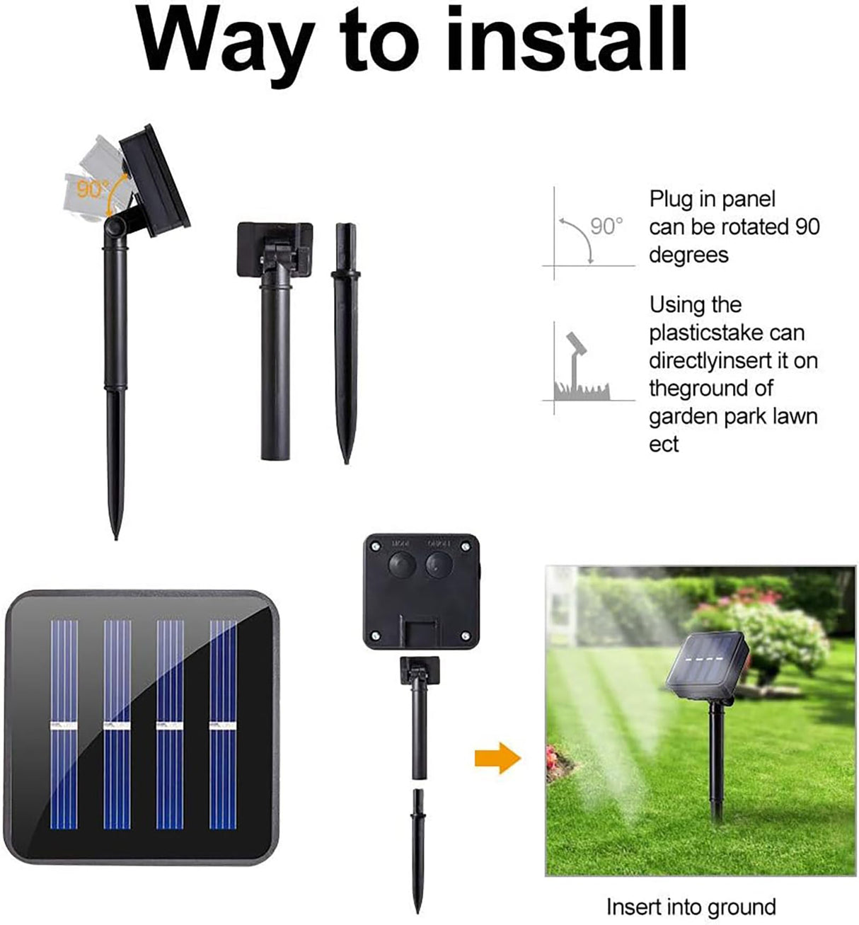 Solar LED Strip Lights Outdoor String Light Waterproof 20FT 180LED Cuttable Tape Rope Solar Lighting for Garden Path, Deck, Yard, Stair, Step, Christmas Decorative Lighting 2 Packs