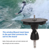 Surfing Tendon Joint Mast Base, High Strength Windsurfing Mast Base, Wear Foldable Universal, for Outdoor Sports Black