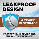 Powermax Size 312 Hearing Aid Batteries, 60 Count Long-Lasting Battery Pack, Brown Long Tab for Easy Change