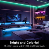 DAYBETTER Smart WiFi Led Lights 100ft, Tuya App Controlled Led Strip Lights, Work with Alexa and Google Assistant, Timer Schedule, Color Changing Led Lights for Bedroom Party Kitchen