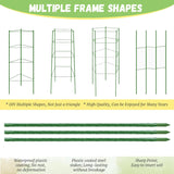 6 Pack Tomato Cage for Garden, 48 Inches Metal Garden Stakes, Plant Support Cages Trellis for Garden and Pots, Tomato Trellis for Potted Plants, Trellis for Climbing Plants Outdoor,Green