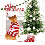 3 Pack Halloween Thanksgiving Christmas Dog Cat Knit Sweater Set - Dog Clothes with Santa Pattern Pumpkin Turkey Pets Costumes-Dog Fall Sweaters for Holiday(m)