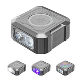 sofirn SE1 Keychain Flashlight, 300 Lumens Small EDC Flashlight with UV Light & RGB, Rechargeable Mini Light with Magnetic Base, Waterproof Pocket Flashlight for Everyday Carry (Grey)