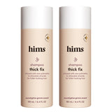 hims Thick Fix Hair Thickening Shampoo for Men, 2 Pack - Hair Loss Shampoo with Saw Palmetto and Niacinamide - No Parabens or Sulfates, Vegan and Cruelty Free - Eucalyptus Grove - 2 x 6.4 fl oz