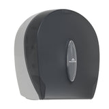 Georgia-Pacific Single-Roll Jumbo Toilet Paper Dispenser by GP PRO (Georgia-Pacific), Translucent Smoke, 59009, 10.610" W x 5.390" D x 11.290" H