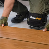 GRENPRO Professional Knee Pads for Work,Heavy Duty Thick Foam Knee Pads Tools, Knee Pad with Soft Gel Cushion for Construction, Work, Flooring, Gardening, Cleaning, Tiling,Gray