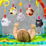 Libima 9 Pcs Mini Stuffed Animals Keychains 3.15 Inch Small Plush Cute Ornaments Bulk Toys for Baby Shower Birthday Party Decors Gift Bags Fillers Halloween Christmas Basket Stuffers(Cat)