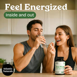 Atlantic Naturals Sea Moss with Spirulina Superfood Capsules - Multivitamin Supplement Supports Healthy Iron and Immune Health, Alternative to Seamoss Gel and Powder - Irish Sea Moss Capsules (120 ct)