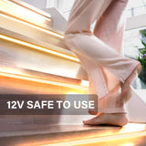 Onforu LED Strip Lights Warm White,32.8ft Dimmable 3000k Led Lights for Bedroom,Soft White Rope Light,2835 LEDs 12V Flexible Strip Tape Easter Lighting for Under Cabinet,Home,Kitchen,Bedroom,Christmas