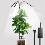 SANSI Grow Light for Indoor Plants, 3 Head LED Plant Lights for Indoor Growing, Full Spectrum 79"-90" Height Adjustable, 4/8/12H Timer, Dimmable, High PPFD for Large Tall Plants, Upgraded Stakes