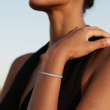 Sterling Silver Bracelets for Women, 925 Sterling Silver 5MM Mesh Bracelets