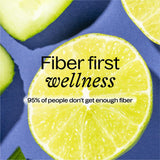 Belli Welli Fiber Supplement for Women & Men – Premium Daily Fiber Powder from Organic Acacia with Added Collagen, Electrolytes & Probiotics – No Bloat, Constipation & Gut Health Support (Cucumber)