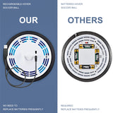 HopeRock 3-in-1 Hover Soccer Ball Hockey Bowling Set, Indoor and Outdoor Toys for Kids Ages 3-12, Outside Toys with LED Lights, Christmas Birthday Gifts for 3 4 5 6 7 8 9+ Year Old Boys Girls