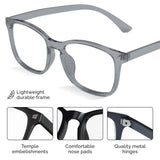 livho High Tech Blue Light Glasses - Advanced 99% Blue Light Blocking Computer Glasses - Anti Eyestrain & UV Glare Protection