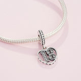PANDORA 18th Celebration Dangle Charm - Bracelet Charm Moments Bracelets - Sterling Silver with Clear Cubic Zirconia - Gift for Her - Jewelry for Women with Gift Box