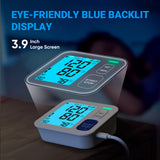 Blood Pressure Monitors for Home Use, 9-17'' & 13-21'' Extra Large Blood Pressure Cuff Upper Arm, Oversized Operation Button &Large Backlit LCD, Automatic BP Machine with USB Cable and 4 AAA Batteries