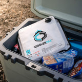 CoolerPak 7lb Refillable Reusable Ice Pack - Stainless Snaps - Cold for Days - Non-Toxic, Leakproof, Suitable for Potable Drinking Water & Cold Plunge - Built Tough, Roll Up for Easy Storage