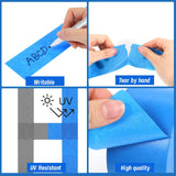 Fyguard 5 Rolls Painters Tape 2 Inch Wide, Blue Painters Tape Bulk 1.89In × 55Yd × 5 Rolls Blue Tape, Multi-Surface Masking Tape for Wall Painting Edge Treatment DIY Crafts, Total 275 Yards