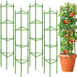 Yongblus 63Inch Tomato Cage for Garden, 4Pack Plant Support Garden Stakes