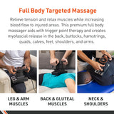 Body Sport Therapeutic Dual Speed Professional Vibrating Massager for Pain & Aching Muscle Relief – High-Powered, Effective, Chiropractic Myofascial Release Tool