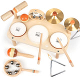 Vanplay Kids Drum Set, Montessori Toys for 2 3 Year Old Boy Girl Gifts