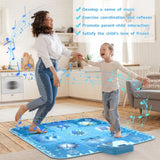 GirlsHome Dance Mat - Frozen Toys for Girls Electronic Dance Pad with 5 Game Modes, Built-in Music, Touch Sensitive Light Up LED Kids Musical Mat, Christmas & Birthday Gift for Girls 3-13