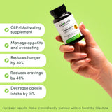 Calocurb Calorie Control Supplement, Natural GLP-1 Activator, 90 Count (1 Month Average Supply), Plant Based Dietary Supplement, Patented Formula, Helps Manage Hunger, Snacking, Overeating & Cravings