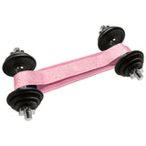Hip Thrust Belt – Heavy Duty & Secure Glute Trainer with Non-Slip Rubber Extra Padding for Dumbbells, Kettlebells & Plates – Ideal for Gym, Home, & On-the-Go Workouts (Pink)