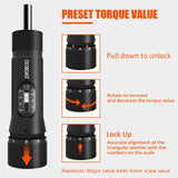 coobeast 13Pcs Preset Torque Screwdriver with S2 Bits, 1/4” Drive Torque Wrench Screwdriver Set for Maintenance, Tools, Bike Repairing and Mounting, Inch Pound Torque Range 10-70 In-lb
