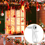 HiGift 36 Pack Light Hanger Hooks, White Stainless Steel Screw in Hook for Hanging Outdoor Lights, Rope Light Clips for Christmas and Holiday Decor, Wire and Fairy Led Lights