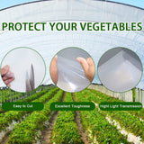 LSGCQ 6 mil Greenhouse Plastic Film Sheeting Cover 8 x 26 Ft UV Resistant Clear Polyethylene Film Green House Hoop Farm Plastic Cover for Gardening, Farming, Agriculture