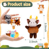 JoyRapt 24 Pack Small Stuffed Animals Bulk Gifts for Kids (2.3/2"-2.5/3.5" Each), Party Favors Toys for Girls, Easter Basket Stuffers Christmas Stocking Plushies (24PCS)