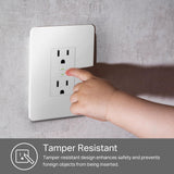 Kasa Smart Plug KP200, In-Wall Smart Home Wi-Fi Outlet Works with Alexa, Google Home, No Hub Required, Remote Control, ETL Certified , White, 1 Pack