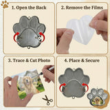Dog Memorial Gifts, Pet Memorial Crystal Suncatcher with Paw Shaped Photo Frame, Pet Loss, Personalized Loss of Dog Sympathy Gift, Beautifully Packaged Dogs and Cats Remembrance Bereavement Gifts