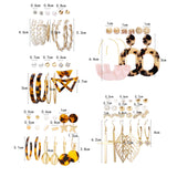 Earrings Set for Women, Funtopia 61 Pairs Fashion Tassel Earrings
