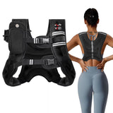 VBSD Weighted Vest for Women Men, 16lb Weight Vest with Reflective Stripe, Body Weight Vests Adjustable for Strength Training, Running, Walking, Workout, Jogging, Fitness