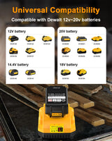COOMYXIN DCB112 20V MAX Battery Charger Replacement for Dewalt Battery Charger, Compatible with Dewalt 12V-20V Battery