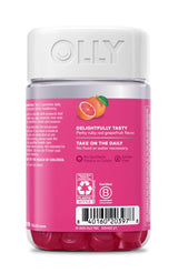 OLLY Undeniable Beauty Gummy, for Healthy Hair, Skin & Nails,* Biotin, Vitamins C & E, Keratin, Chewable Supplement, Grapefruit Flavored, 60 Day Supply - 120 Count