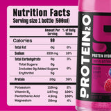 Protein2o Hydration Drink - 2-in-1 Liquid Clear Whey Protein Isolate and Electrolyte Drink - 20g Protein, Vitamins B5, B6 - Post-Workout Recovery - 16.9 Fl Oz - 12 Count Mixed Berry