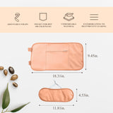 Handcraft Blends Castor Oil Pack Wrap - Organic Castor Oil 16 oz with Reusable Wraps - Durable Comfortable Pack Wraps for Neck and Stomach with Adjustable Elastic Straps